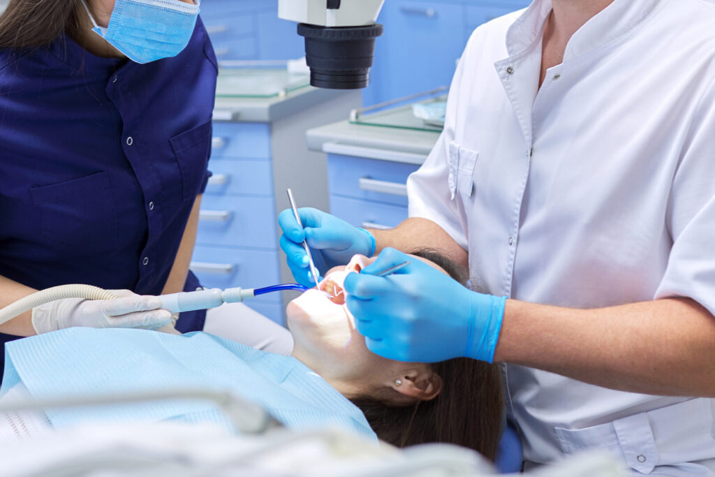 routine dental cleaning